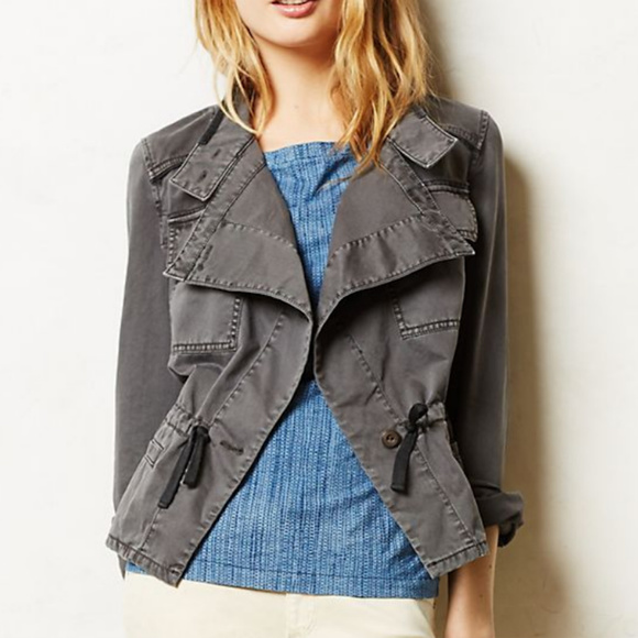 Anthropologie Jackets & Blazers - Anthropologie Hei Hei Drawstring Anorak Jacket